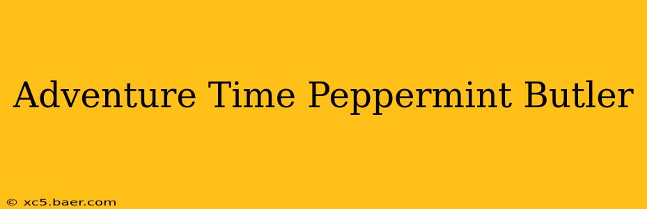 Adventure Time Peppermint Butler