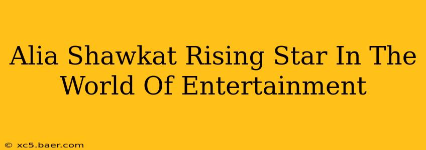 Alia Shawkat Rising Star In The World Of Entertainment