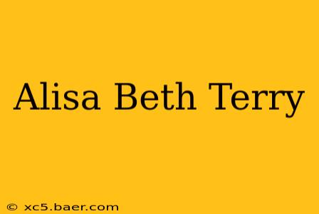 Alisa Beth Terry