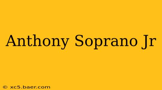 Anthony Soprano Jr