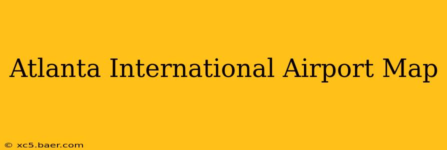 Atlanta International Airport Map