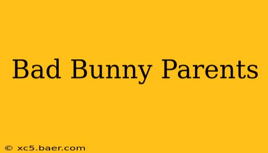 Bad Bunny Parents