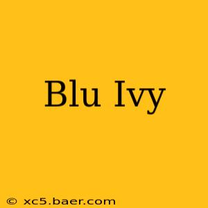 Blu Ivy