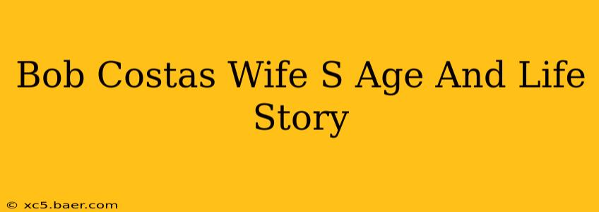 Bob Costas Wife S Age And Life Story