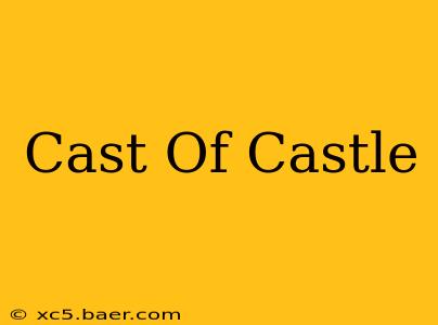 Cast Of Castle