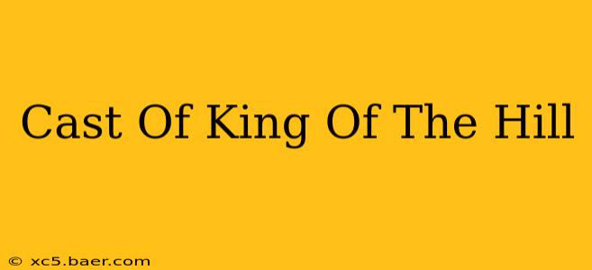 Cast Of King Of The Hill