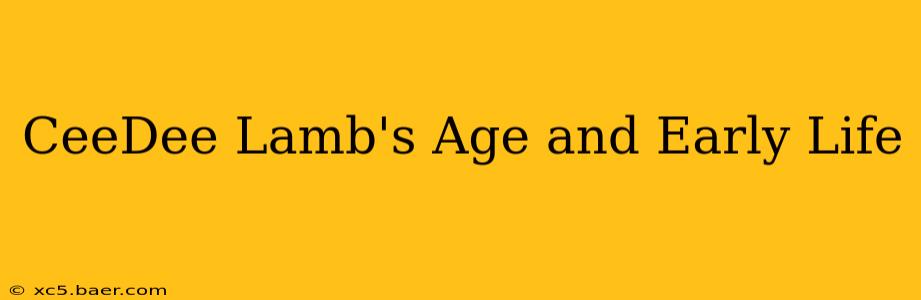 CeeDee Lamb's Age and Early Life