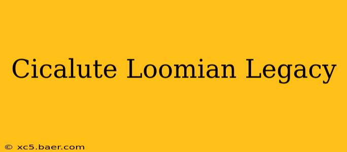 Cicalute Loomian Legacy