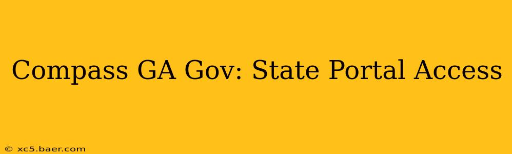 Compass GA Gov: State Portal Access