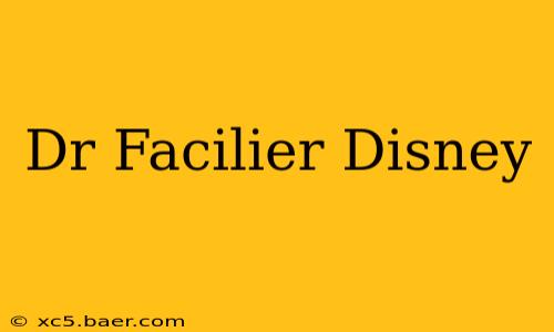 Dr Facilier Disney