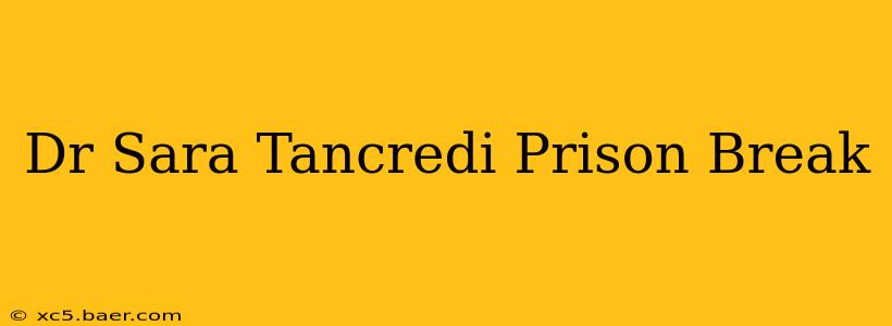 Dr Sara Tancredi Prison Break