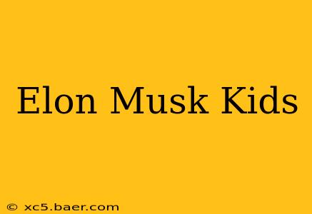 Elon Musk Kids