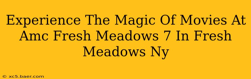 Experience The Magic Of Movies At Amc Fresh Meadows 7 In Fresh Meadows Ny