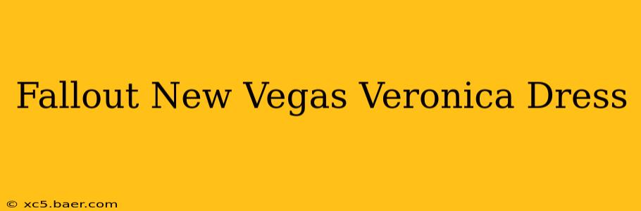Fallout New Vegas Veronica Dress