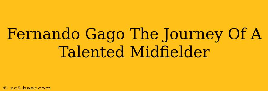Fernando Gago The Journey Of A Talented Midfielder