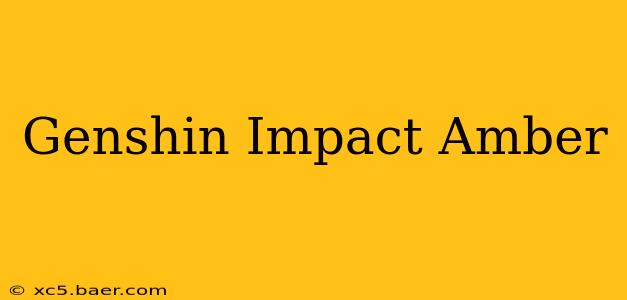 Genshin Impact Amber