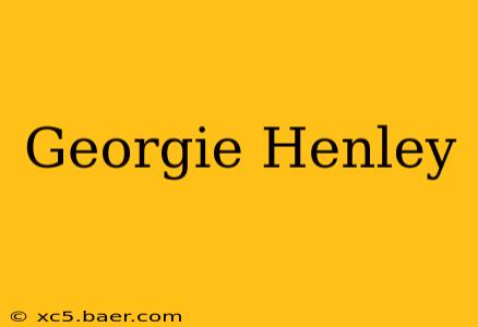 Georgie Henley