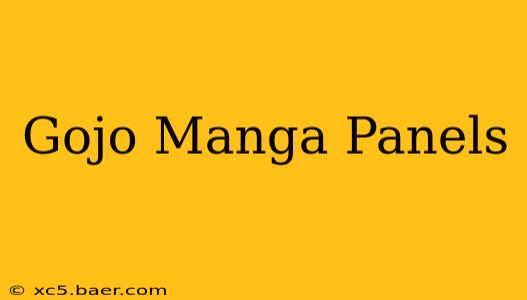 Gojo Manga Panels