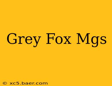 Grey Fox Mgs