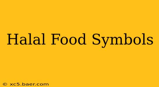 Halal Food Symbols