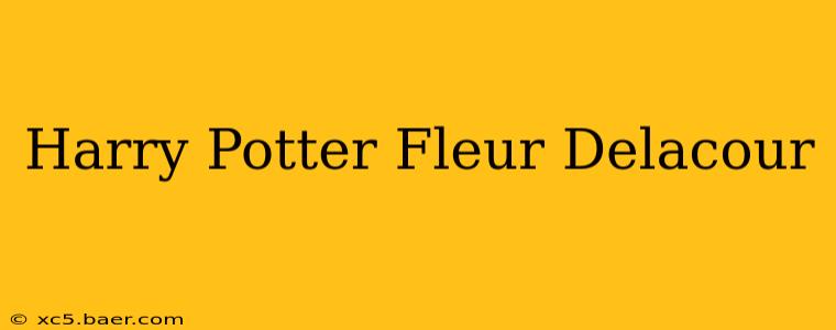 Harry Potter Fleur Delacour