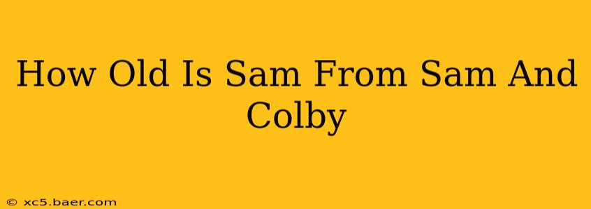 How Old Is Sam From Sam And Colby
