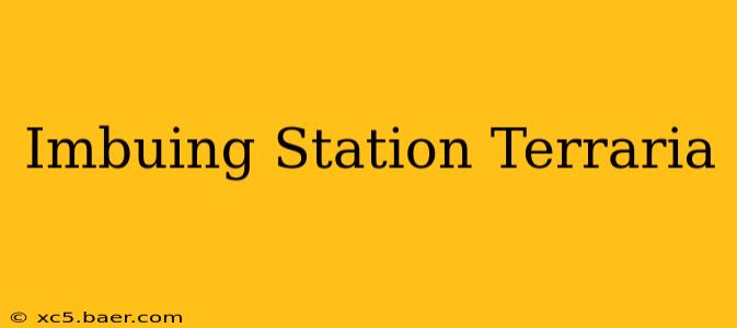 Imbuing Station Terraria