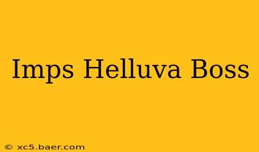 Imps Helluva Boss