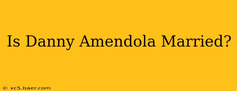 Is Danny Amendola Married?