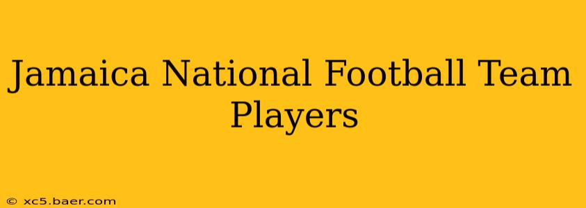 Jamaica National Football Team Players