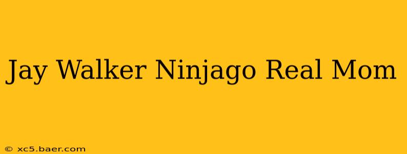 Jay Walker Ninjago Real Mom