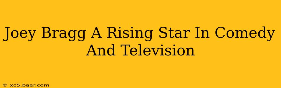 Joey Bragg A Rising Star In Comedy And Television