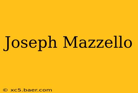Joseph Mazzello