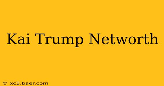 Kai Trump Networth