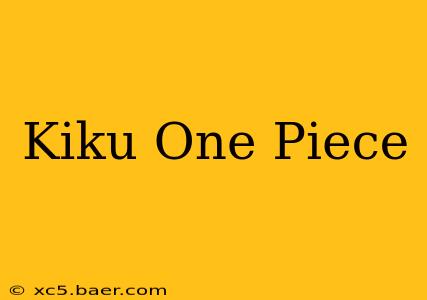Kiku One Piece