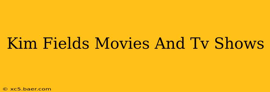 Kim Fields Movies And Tv Shows