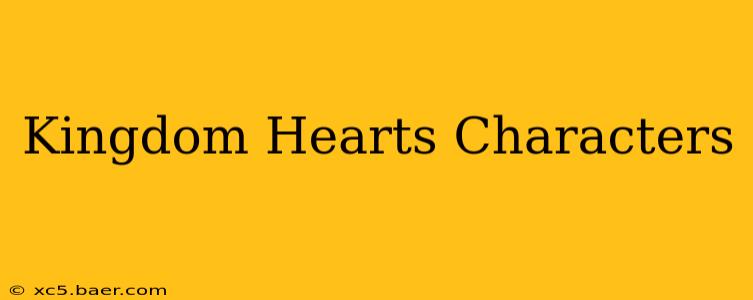 Kingdom Hearts Characters