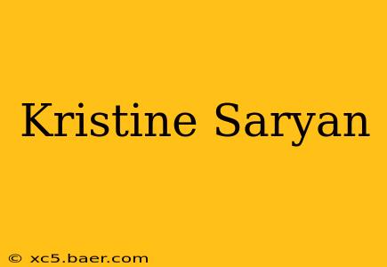 Kristine Saryan