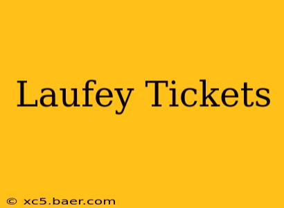 Laufey Tickets