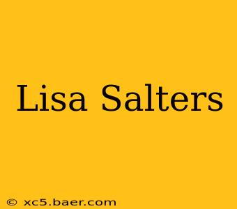 Lisa Salters