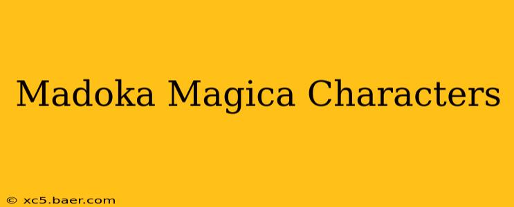 Madoka Magica Characters