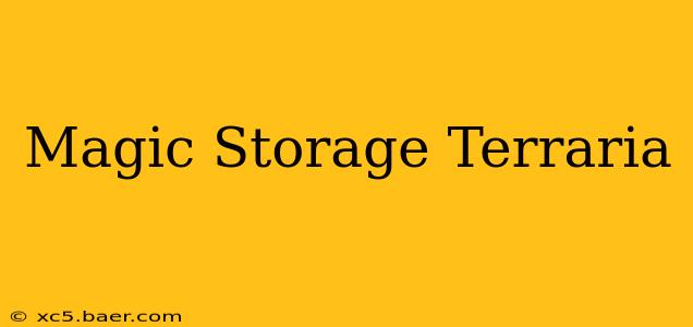 Magic Storage Terraria