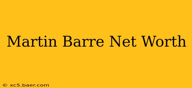 Martin Barre Net Worth