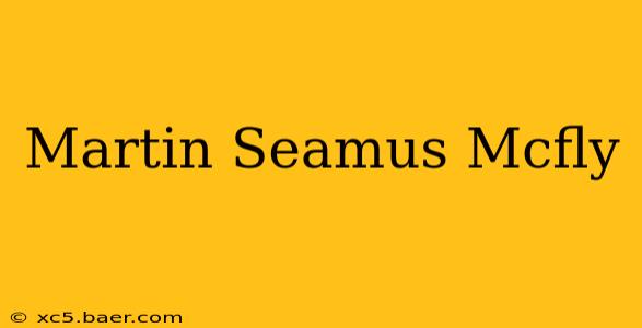 Martin Seamus Mcfly