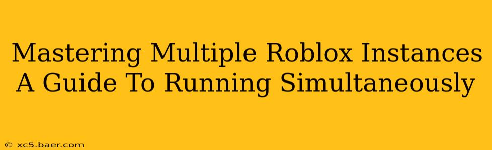 Mastering Multiple Roblox Instances A Guide To Running Simultaneously