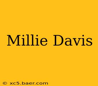 Millie Davis