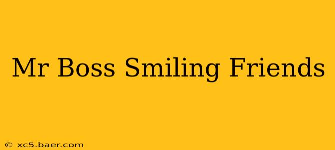 Mr Boss Smiling Friends