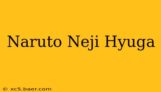 Naruto Neji Hyuga