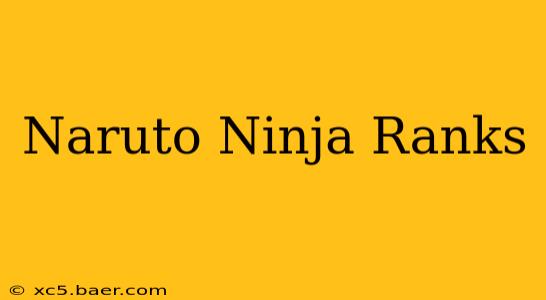 Naruto Ninja Ranks
