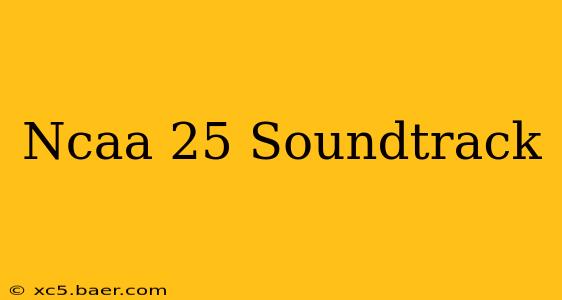 Ncaa 25 Soundtrack